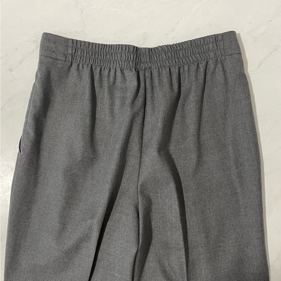 Akris Punto Gray Wool Straight Leg Trouser Pants Size 8 - Picture 4 of 8